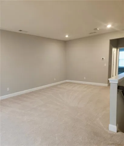 a view of empty room