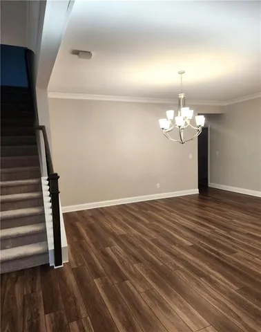 wooden floor in an empty room with wooden floor