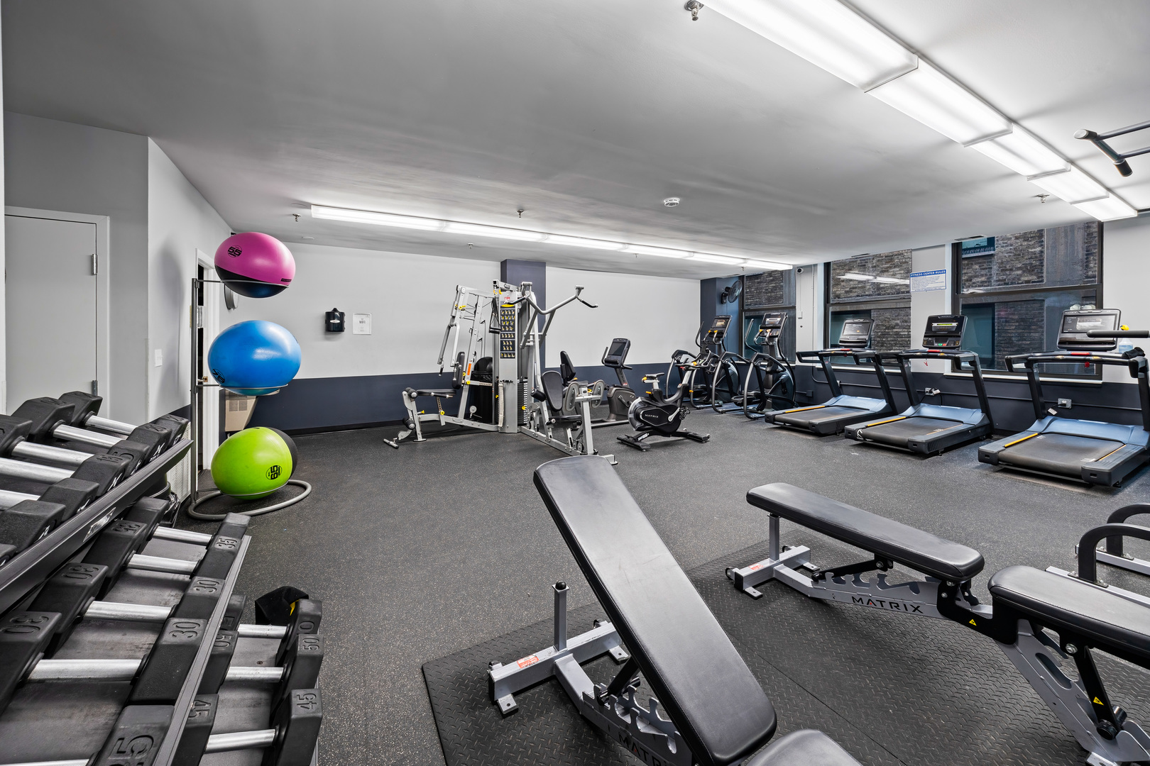 780 South Federal Street, Unit 407 Chicago, IL 60605 - Photo 19 of 20 a room with gym equipment