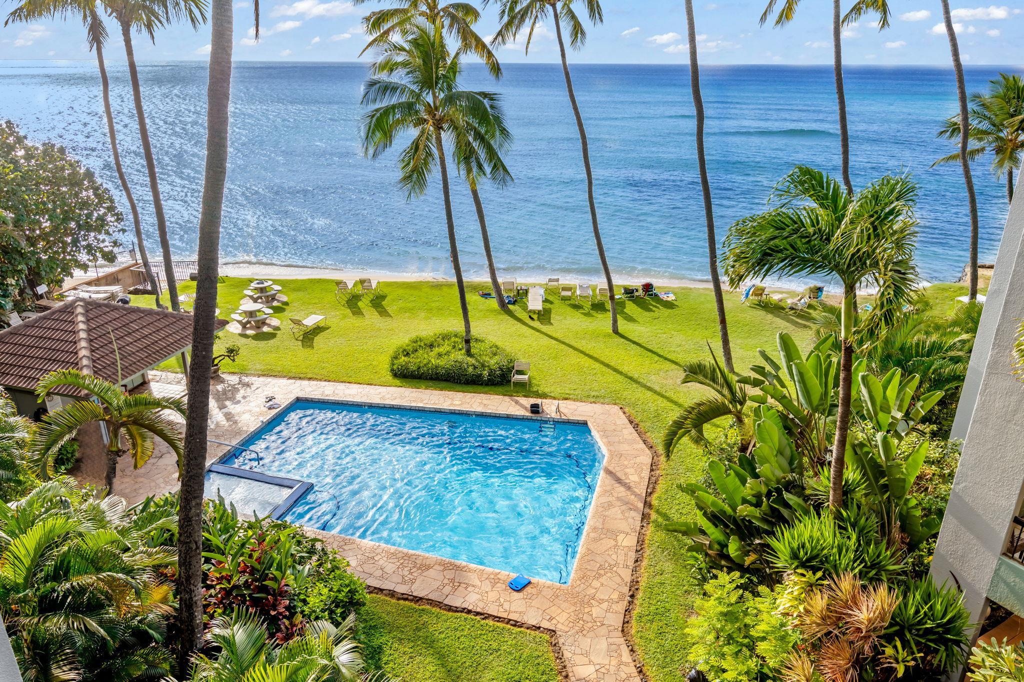 3875 Lower Honoapiilani Road, Unit B205 Lahaina, HI 96761 - Photo 23 of 28 a view of an outdoor space and trees