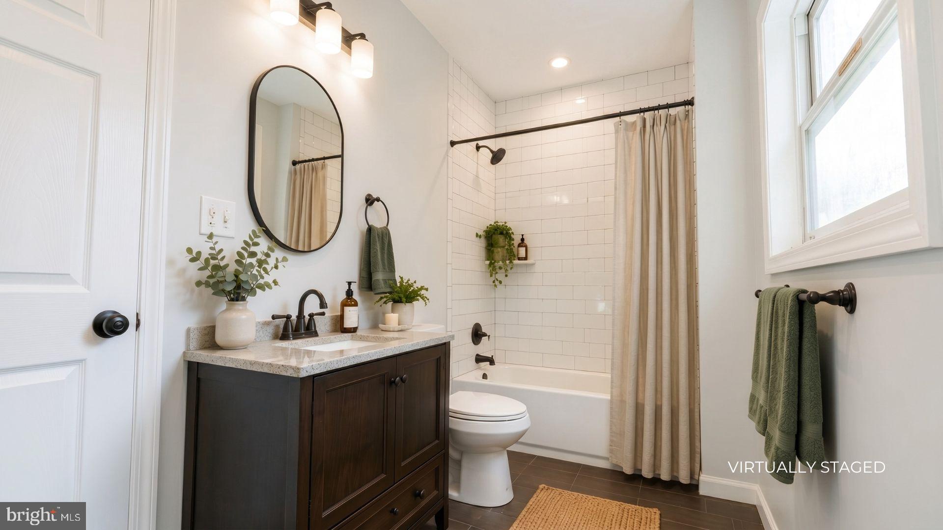 154 Andrew Street Hamilton, NJ 08610 - Photo 14 of 29 a bathroom with a sink toilet and shower