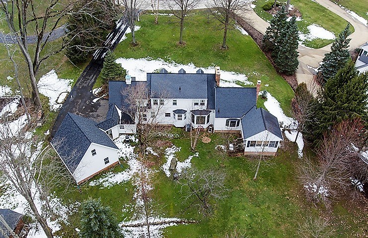 3047 Edgewood Road Cleveland, OH 44124 - Photo 31 of 35 Drone Shot of Rear of the Home