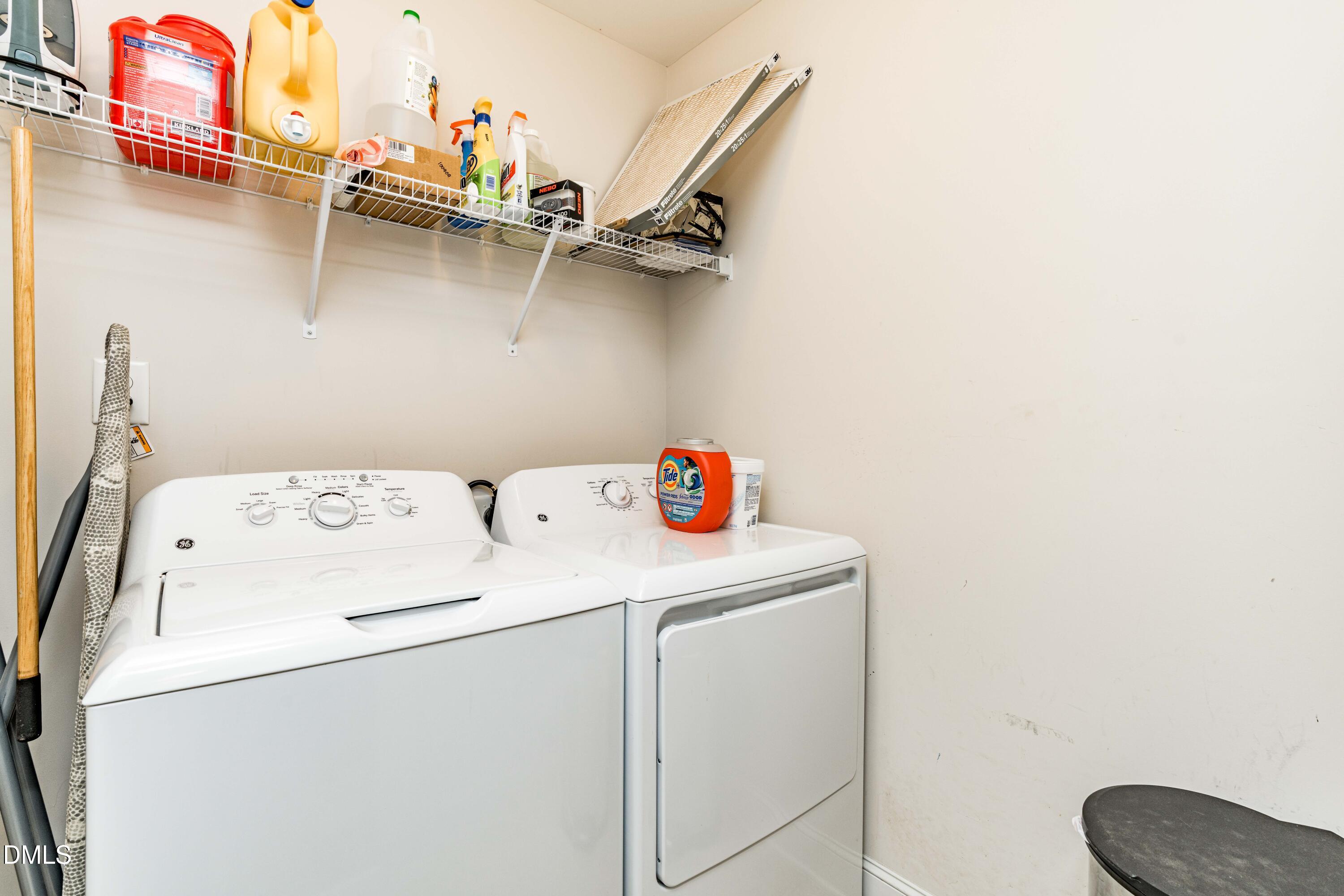 5405 Weathered Rock Court Knightdale, NC 27545 - Photo 20 of 36 a utility room with dryer and washer