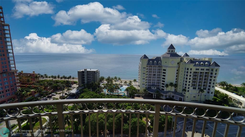 2011 North Ocean Boulevard, Unit 1606 Fort Lauderdale, FL 33305 - Photo 12 of 30 a view of a city skyline from a balcony