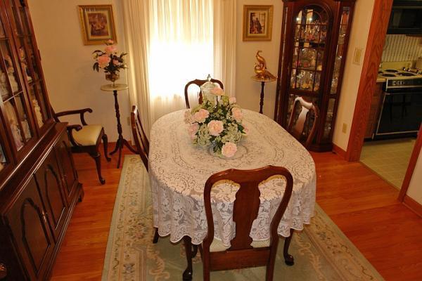 358 Blue Ridge Drive Blue Ridge, VA 24064 - Photo 7 of 22 a view of a dining room with furniture and wooden floor