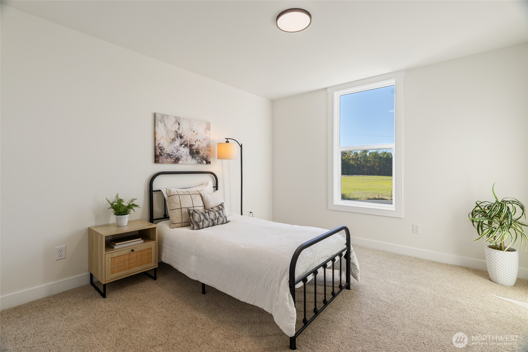 1354 Huntley Road Bellingham, WA 98226 - Photo 29 of 40 a bedroom with a bed and a window