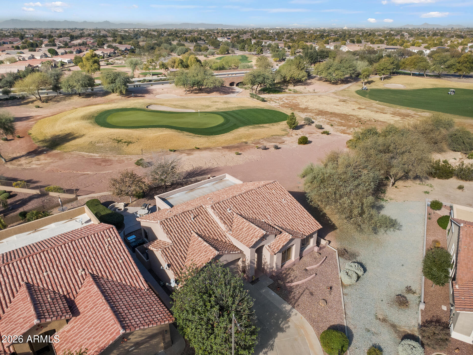4906 South Verbena Avenue Gilbert, AZ 85298 - Photo 43 of 46 Aerial View of Home