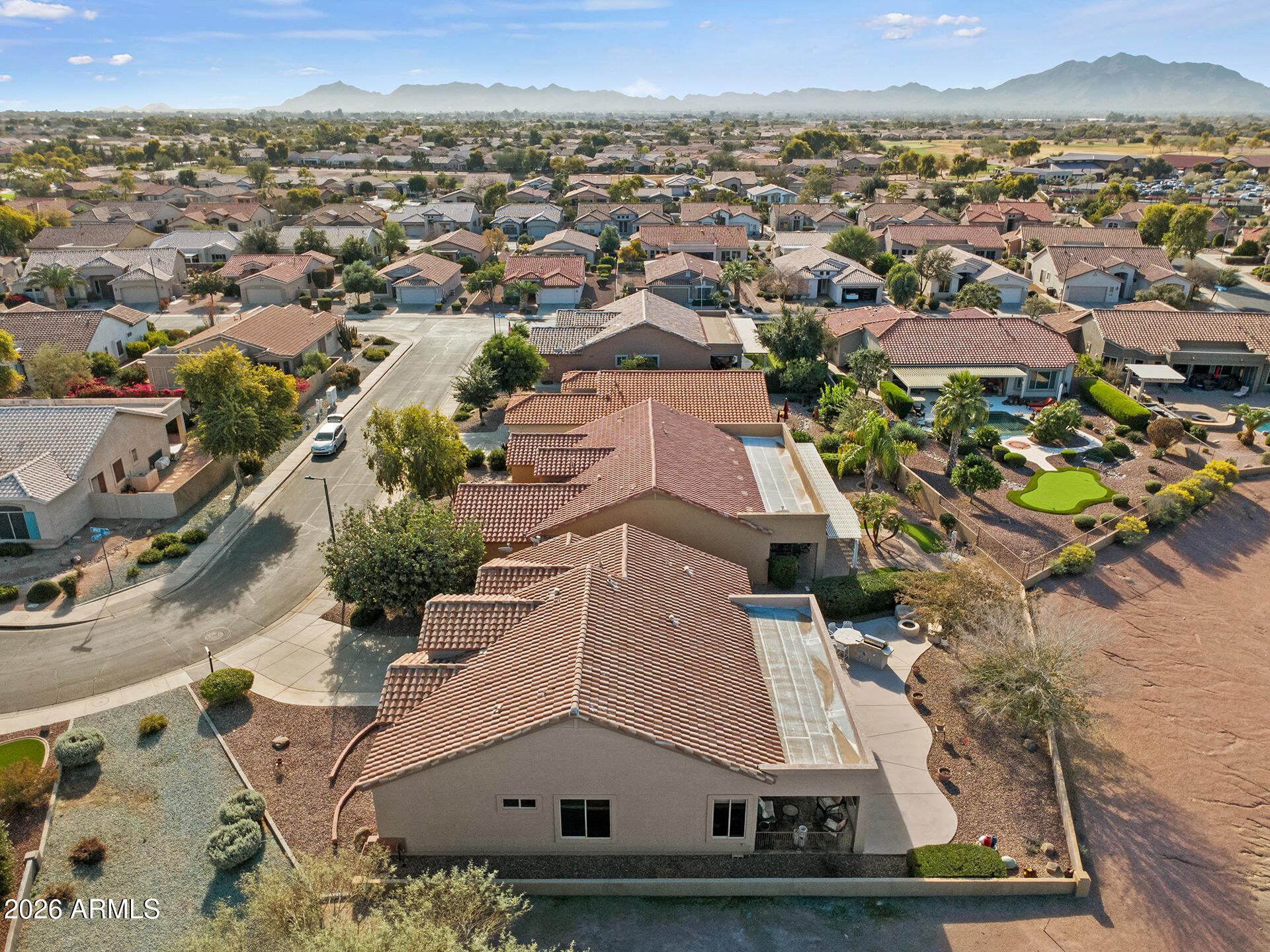 4906 South Verbena Avenue Gilbert, AZ 85298 - Photo 44 of 46 Aerial View of Home