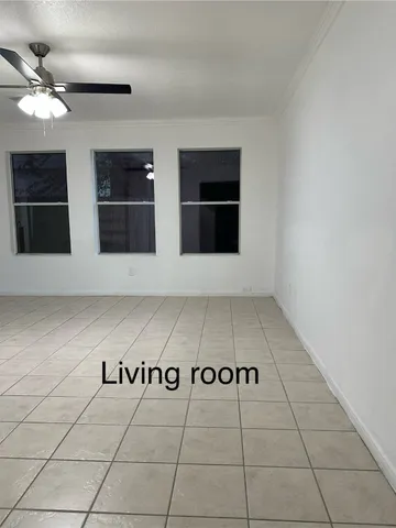 a view of an empty room