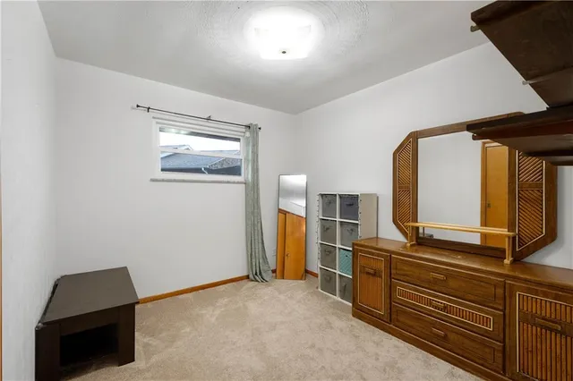 a view of a hallway with workspace