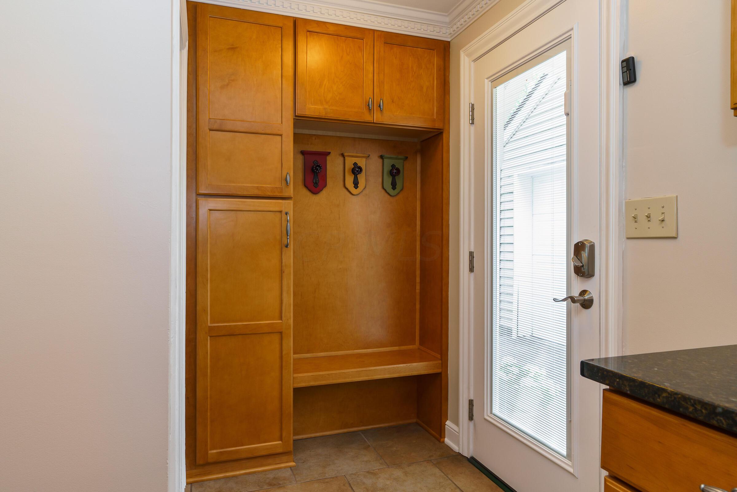 2734 York Road Upper Arlington, OH 43221 - Photo 15 of 40 Thoughtful storage and coat rack inside the NEW back door