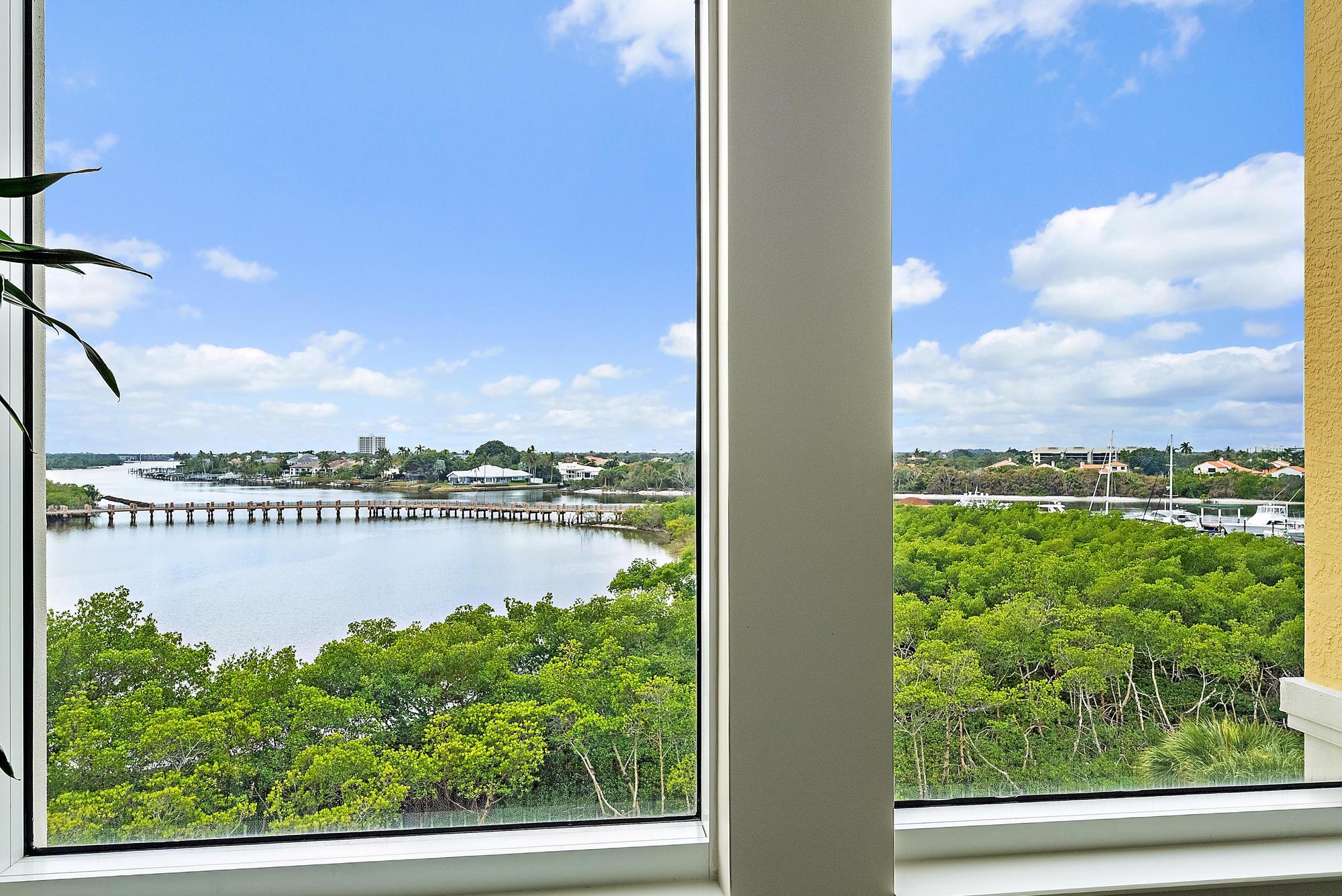 500 Highway 1, Unit 402 Jupiter, FL 33477 - Photo 6 of 38 a view of a lake from a window