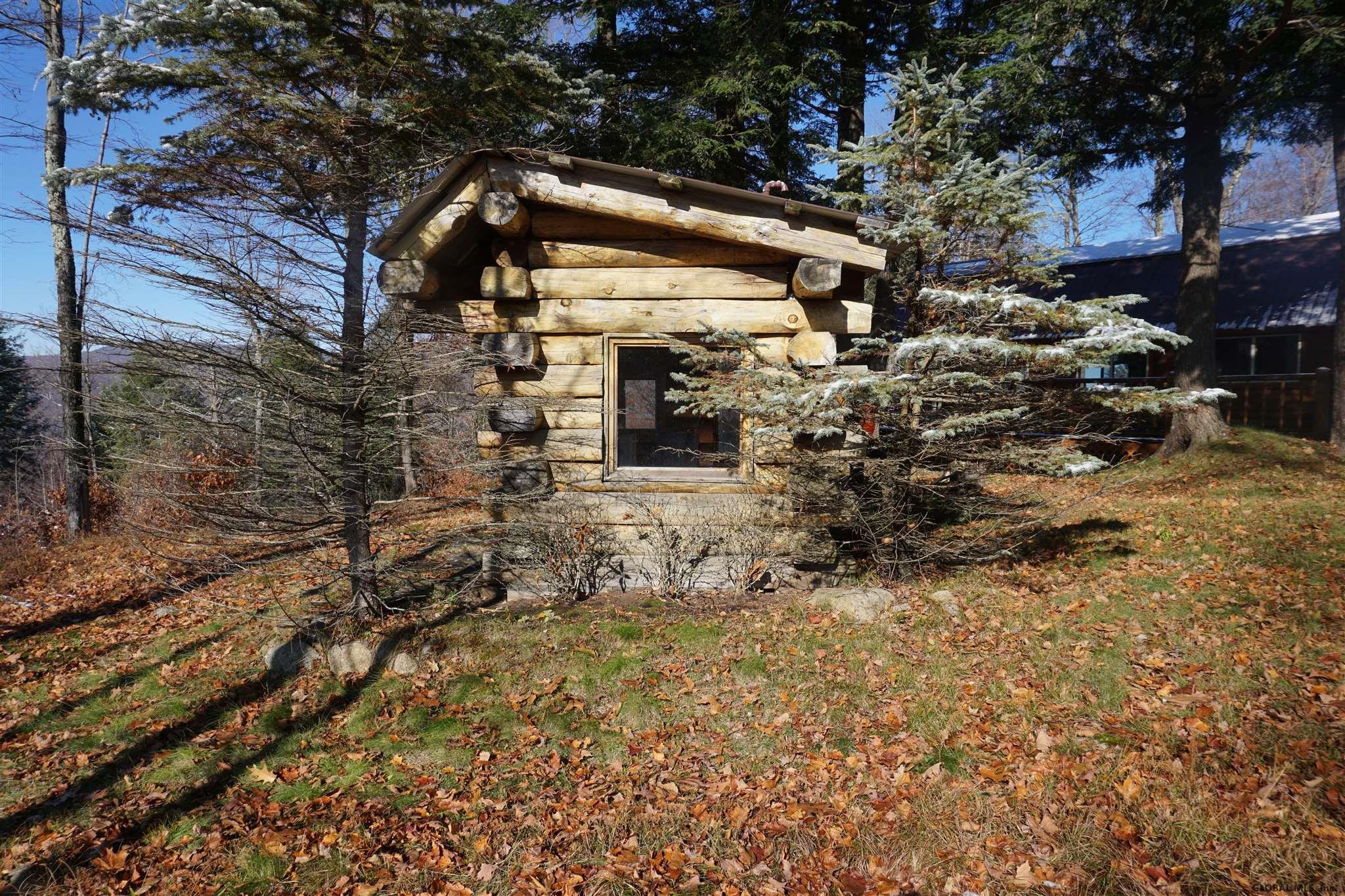 1759 North Shore Road Day, NY 12835 - Photo 35 of 50 Log Outhouse