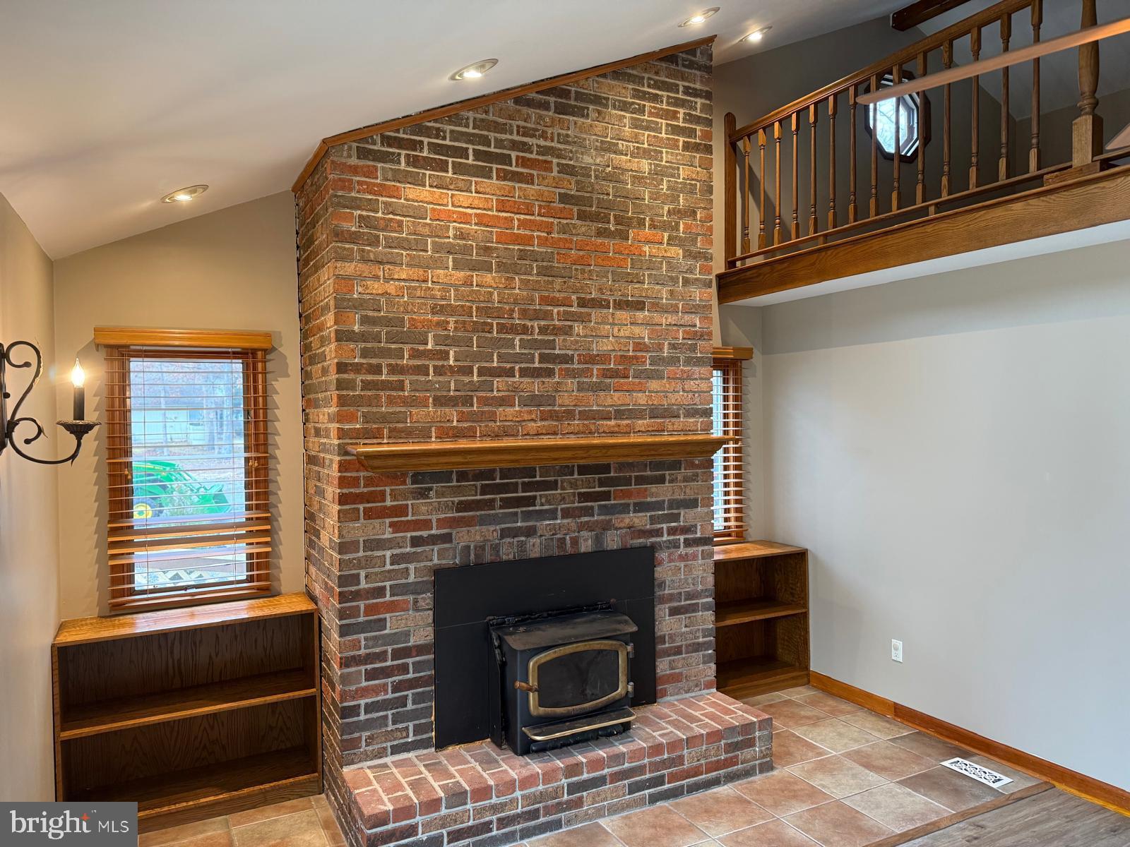 620 Columbia Road Egg Harbor City, NJ 08215 - Photo 38 of 53 a living room with furniture and a fireplace
