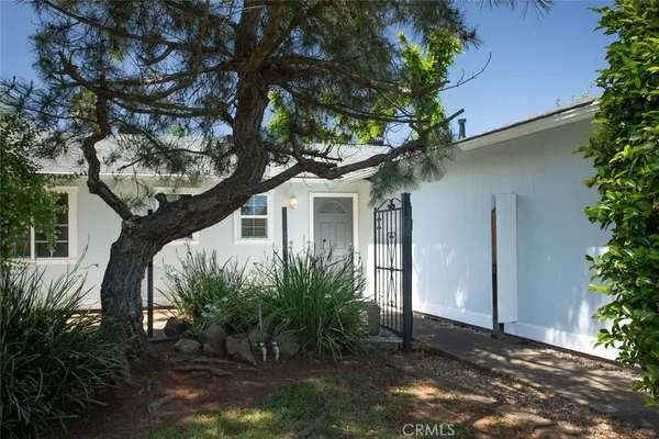 a house that has a tree in front of the house