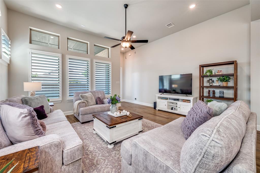 6333 Hedgecoxe Road The Colony, TX 75056 - Photo 9 of 25 Third view of living room.