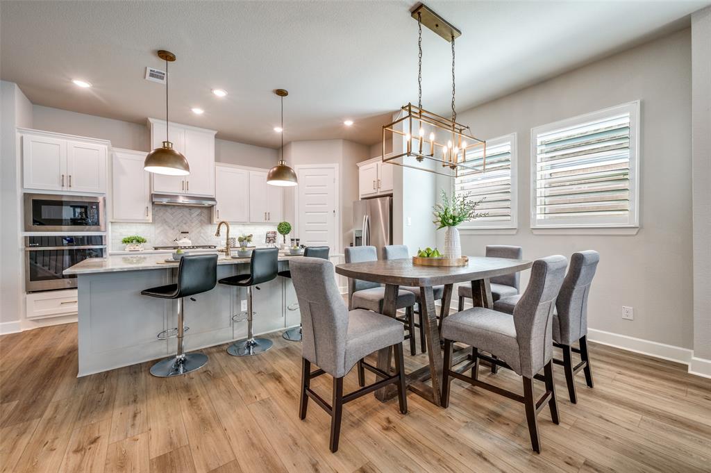 6333 Hedgecoxe Road The Colony, TX 75056 - Photo 10 of 25 View of dining area and kitchen