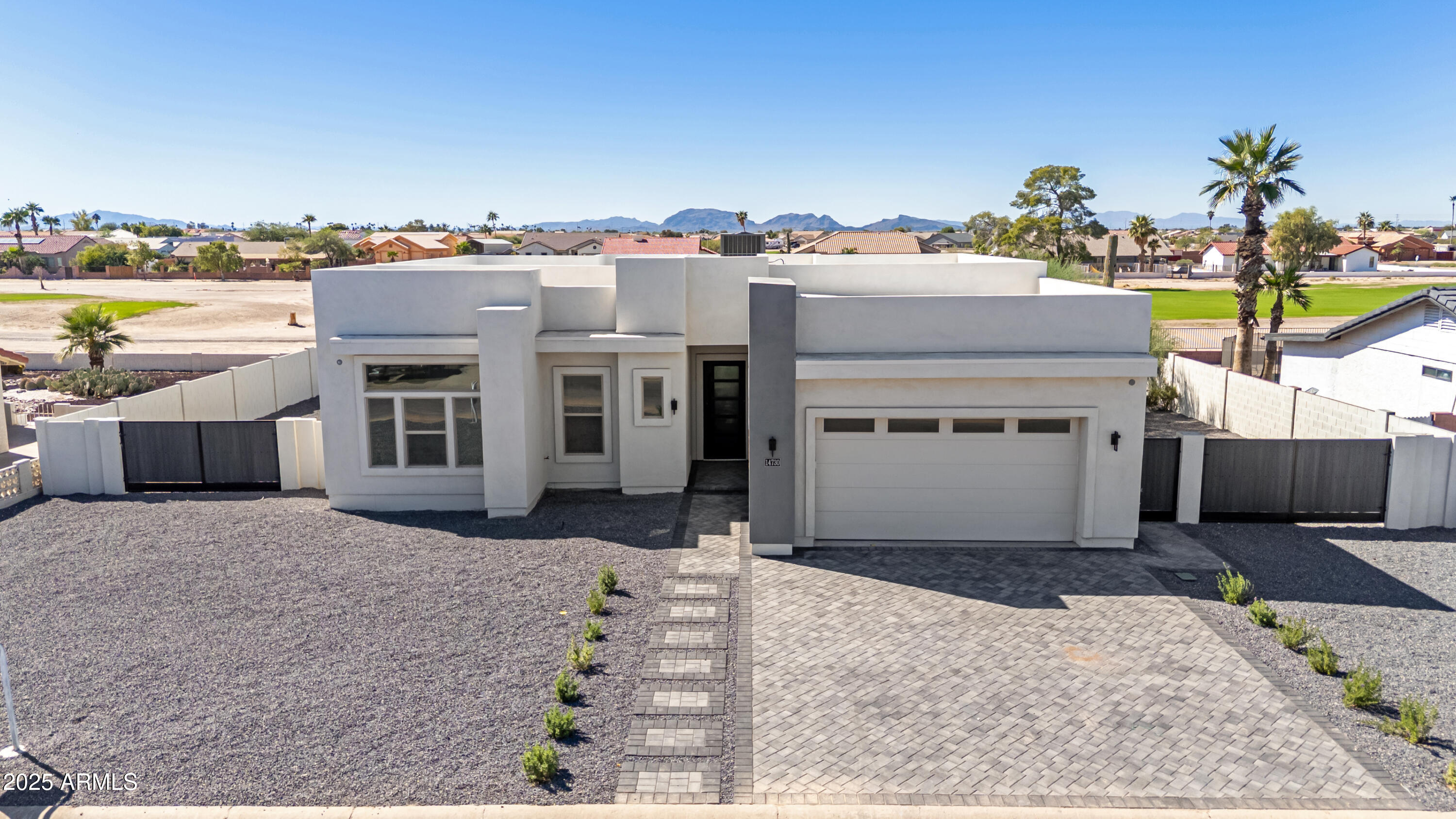 14730 South Rory Calhoun Road Arizona City, AZ 85123 - Photo 33 of 43 a view of a house with a terrace