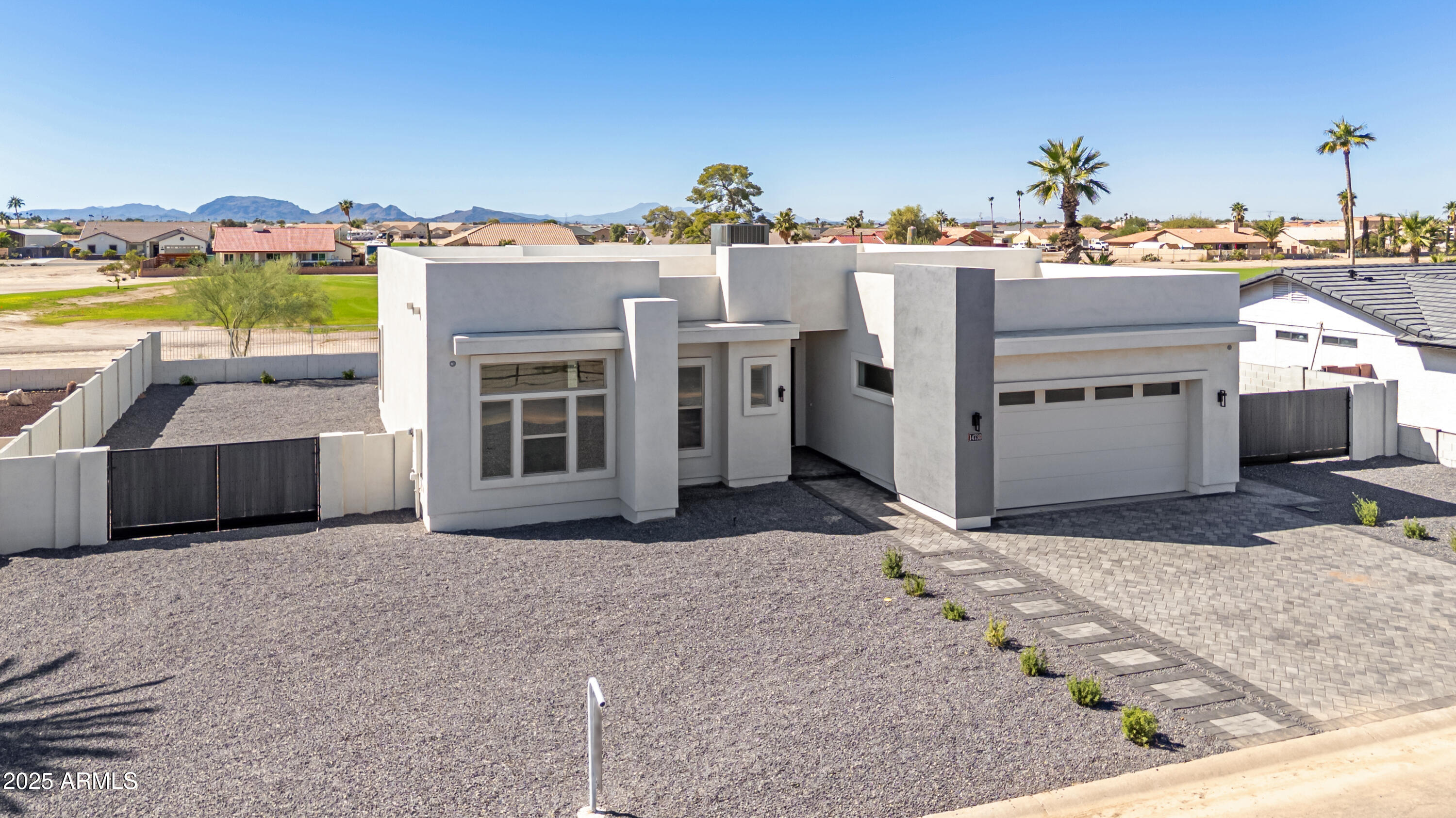 14730 South Rory Calhoun Road Arizona City, AZ 85123 - Photo 34 of 43 a view of a house with a terrace