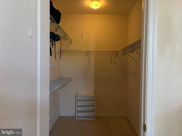 a view of walk in closet