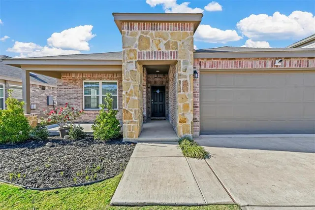 a front view of a building