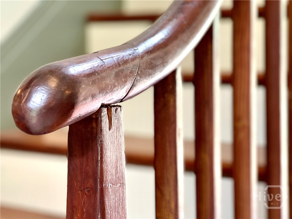 837 Bartram Trace Road Rayle, GA 30660 - Photo 22 of 70 Historic stair rail