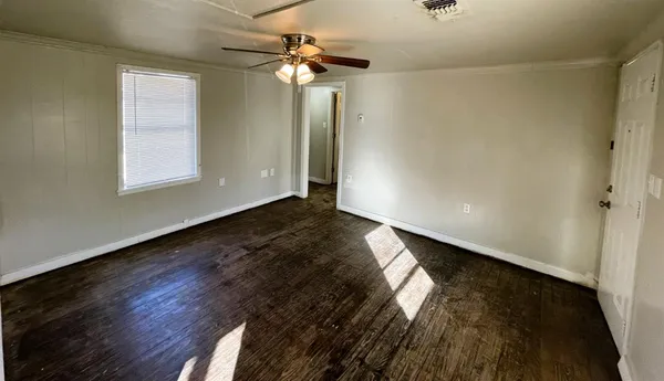 wooden floor in an empty room