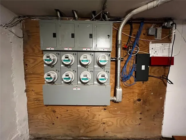 a view of water heater room