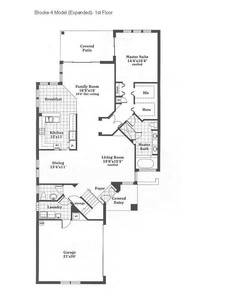 3370 Northwest 53rd Circle Boca Raton, FL 33496 - Photo 56 of 57 Floor Plan- 1st Floor