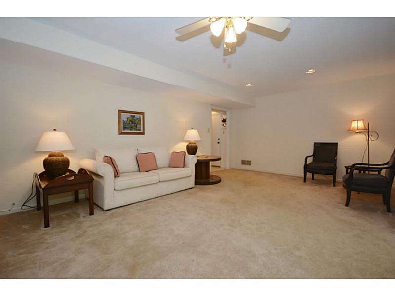 230 Sweet Gum Road Pittsburgh, PA 15238 - Photo 21 of 25 Basement/Game Room. Ceiling Paddle Fan/Light in Walkout Gameroom