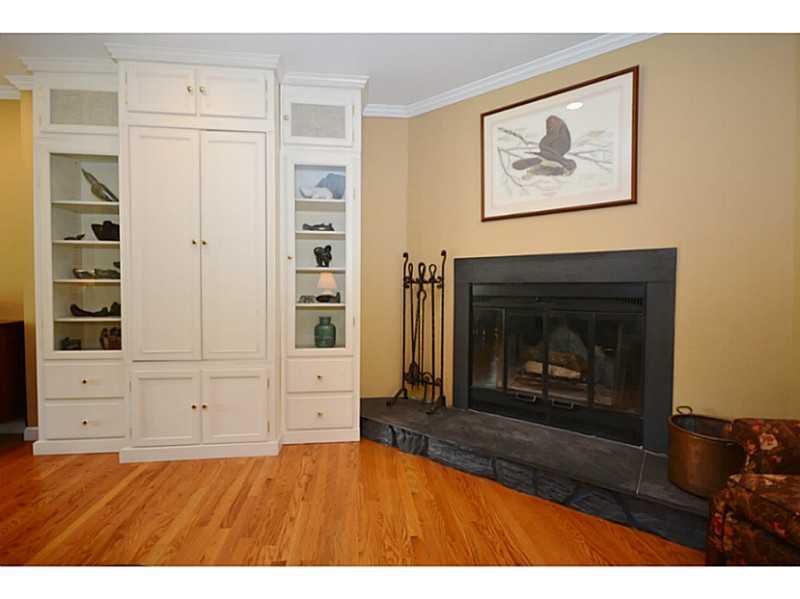 230 Sweet Gum Road Pittsburgh, PA 15238 - Photo 9 of 25 Living Room. Cozy Fireplace and Built-Ins