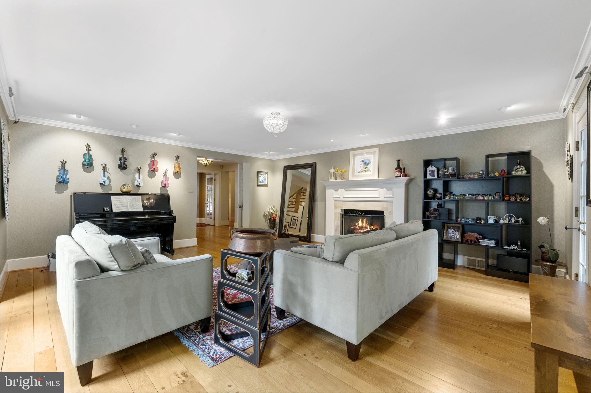 569 County Line Road Wayne, PA 19087 - Photo 10 of 64 Fireplace and Recessed Lighting