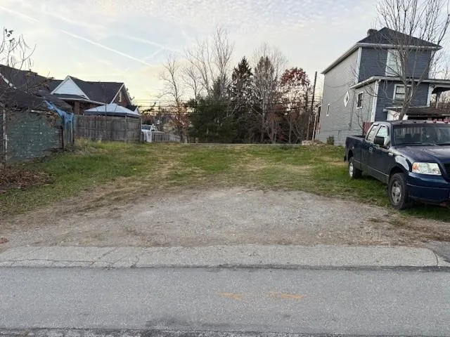 a view of a yard in front of a house