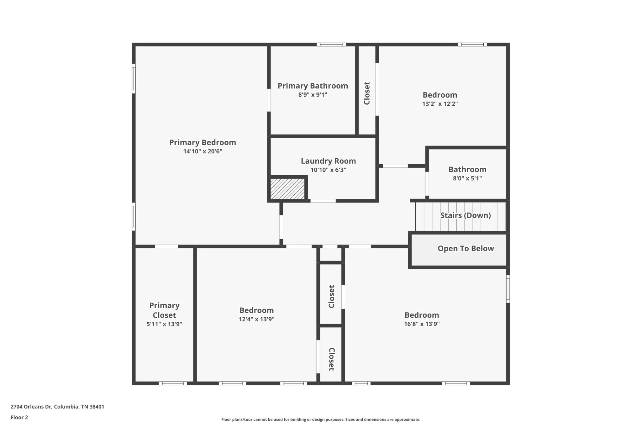 2704 Orleans Drive Columbia, TN 38401 - Photo 54 of 54 a picture of a wall with a white wall and a white wall