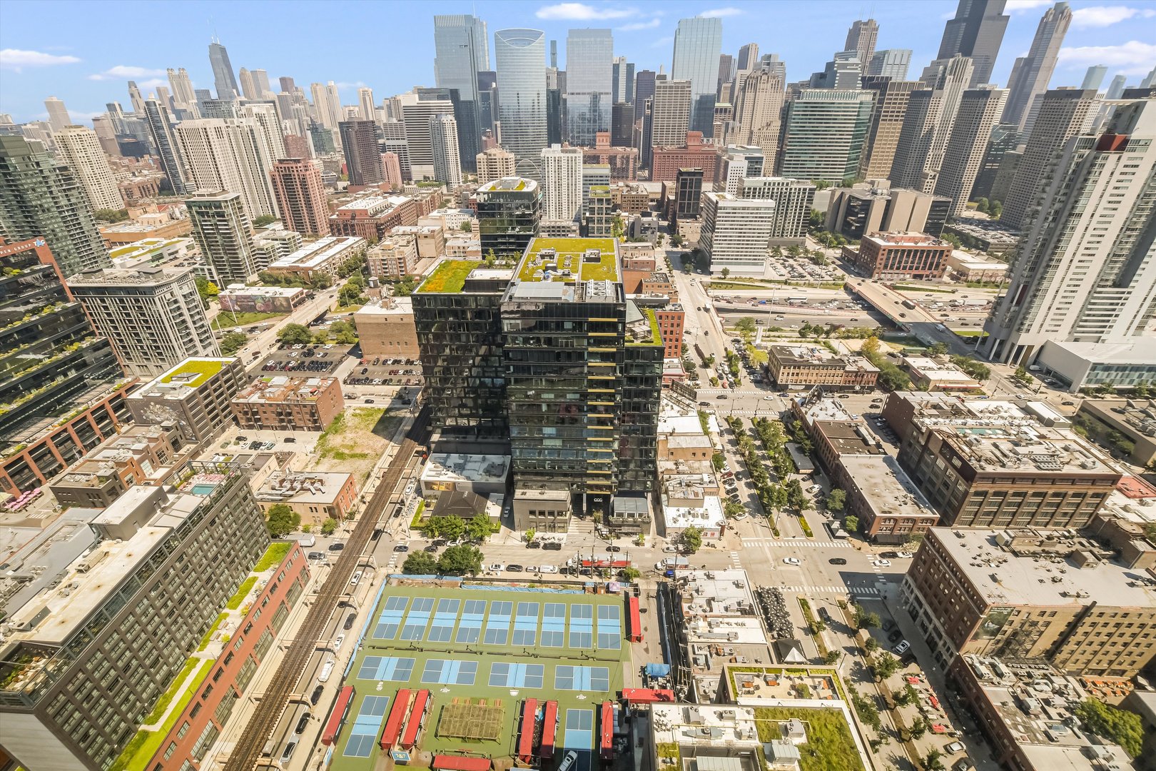 164 North Peoria Street, Unit 4004 Chicago, IL 60607 - Photo 32 of 32 a picture of city view