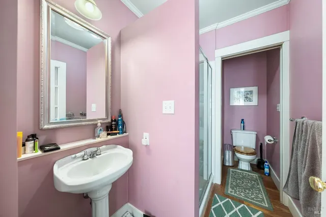a living room with furniture a rug and a window