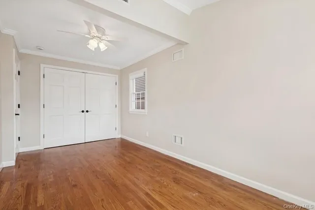 wooden floor in an empty room