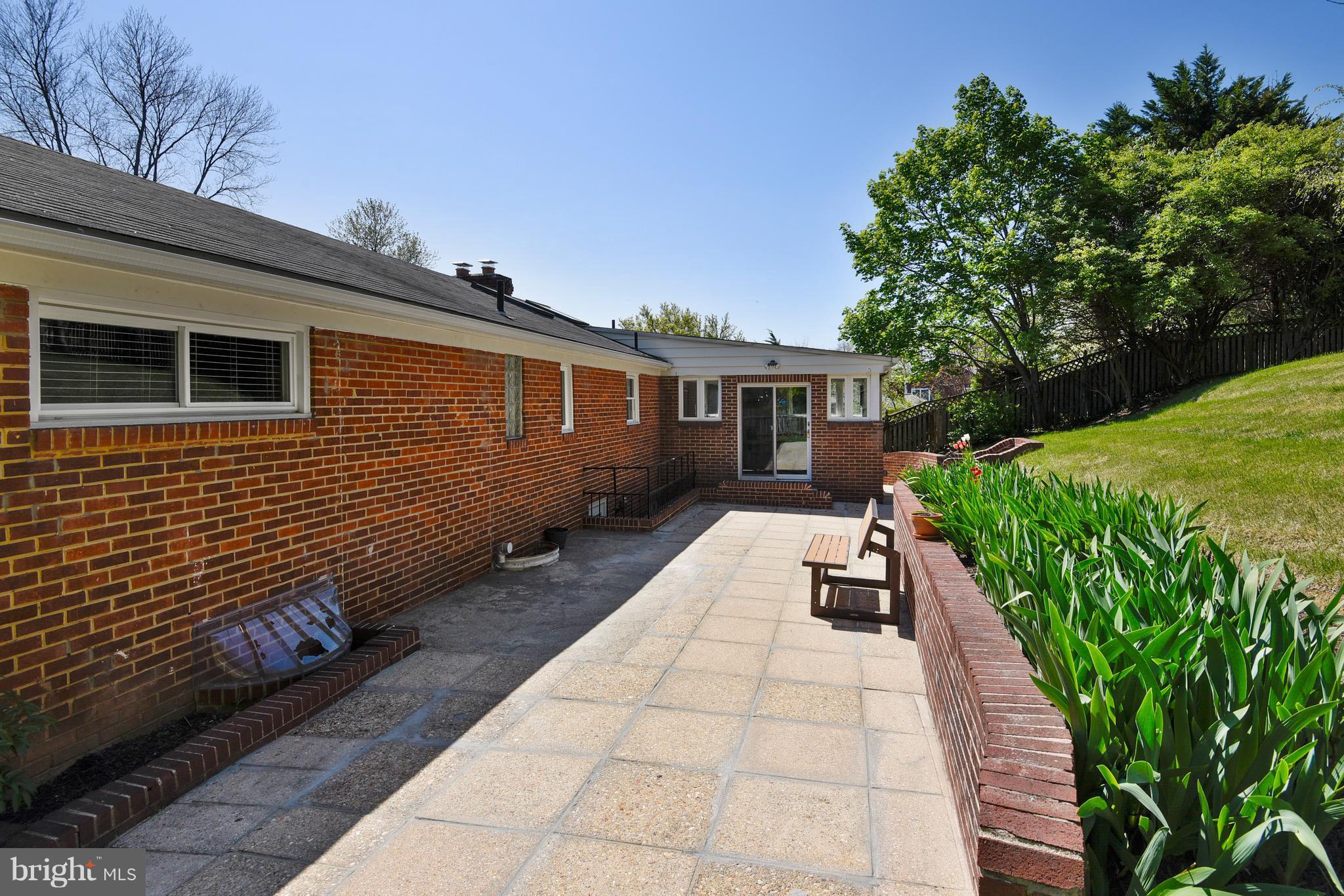 2817 Spencer Road Chevy Chase, MD 20815 - Photo 30 of 30 Rear Patio, great for entertaining