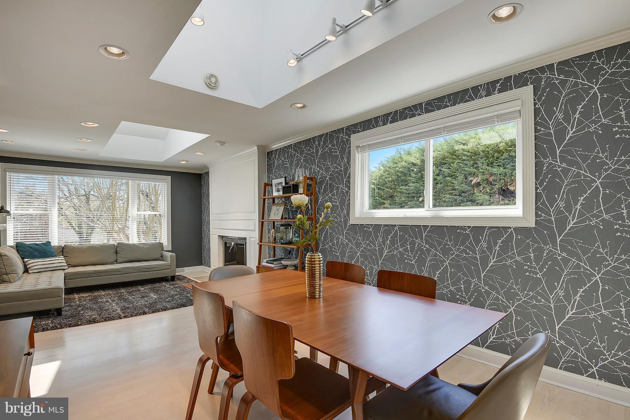 2817 Spencer Road Chevy Chase, MD 20815 - Photo 8 of 30 Dining Room with Skylight