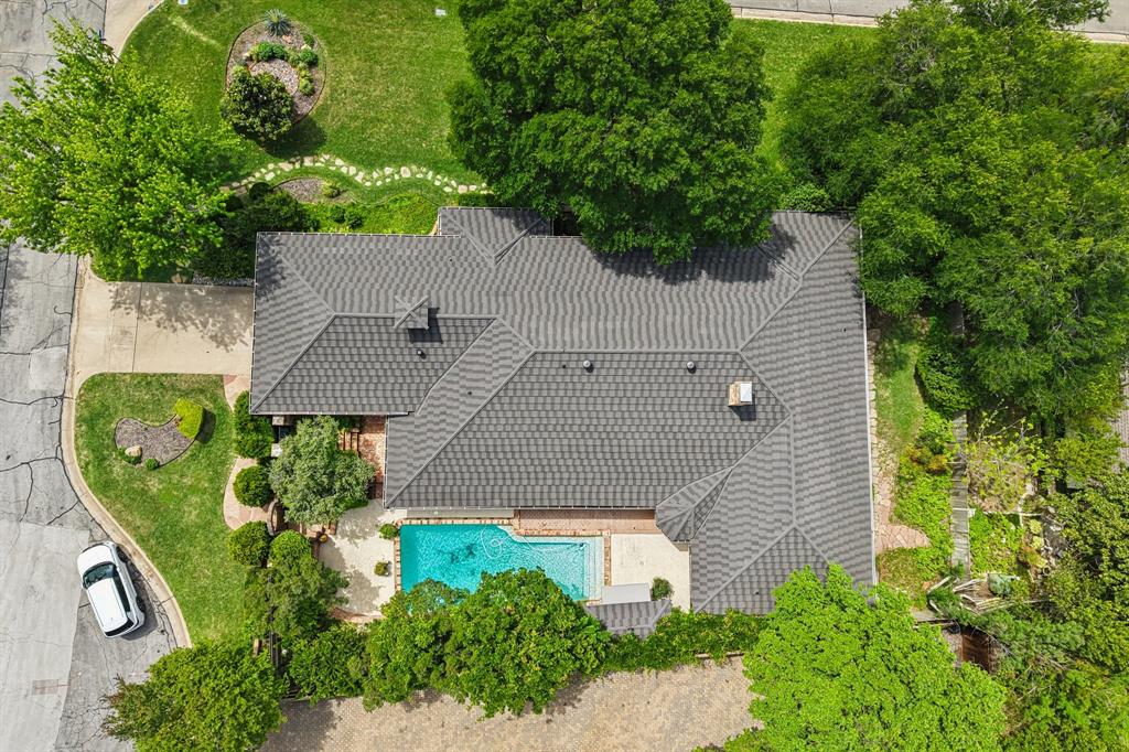 1015 Crowley Road Arlington, TX 76012 - Photo 36 of 36 an aerial view of a house with garden space and street view