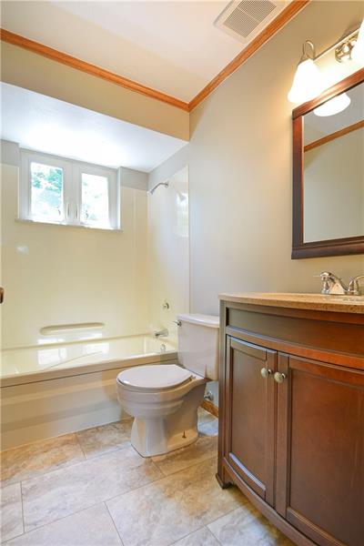 459 Marzolf Road Pittsburgh, PA 15209 - Photo 10 of 25 This beautiful full bathroom has been recently renovated and boasts a jet tub!
