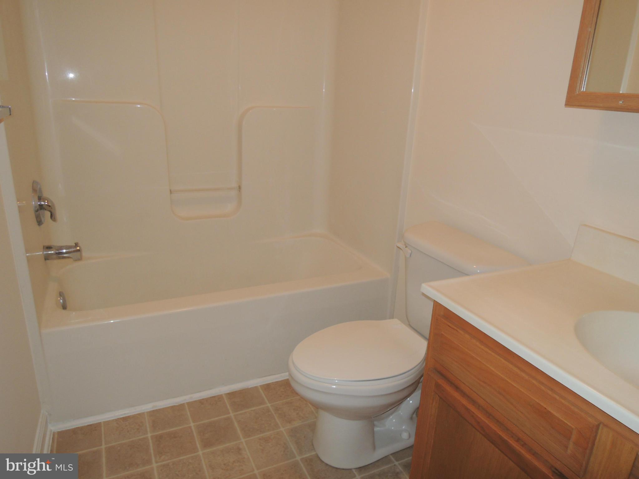 39 Raft Court Inwood, WV 25428 - Photo 21 of 30 a bathroom with a toilet a sink and bathtub