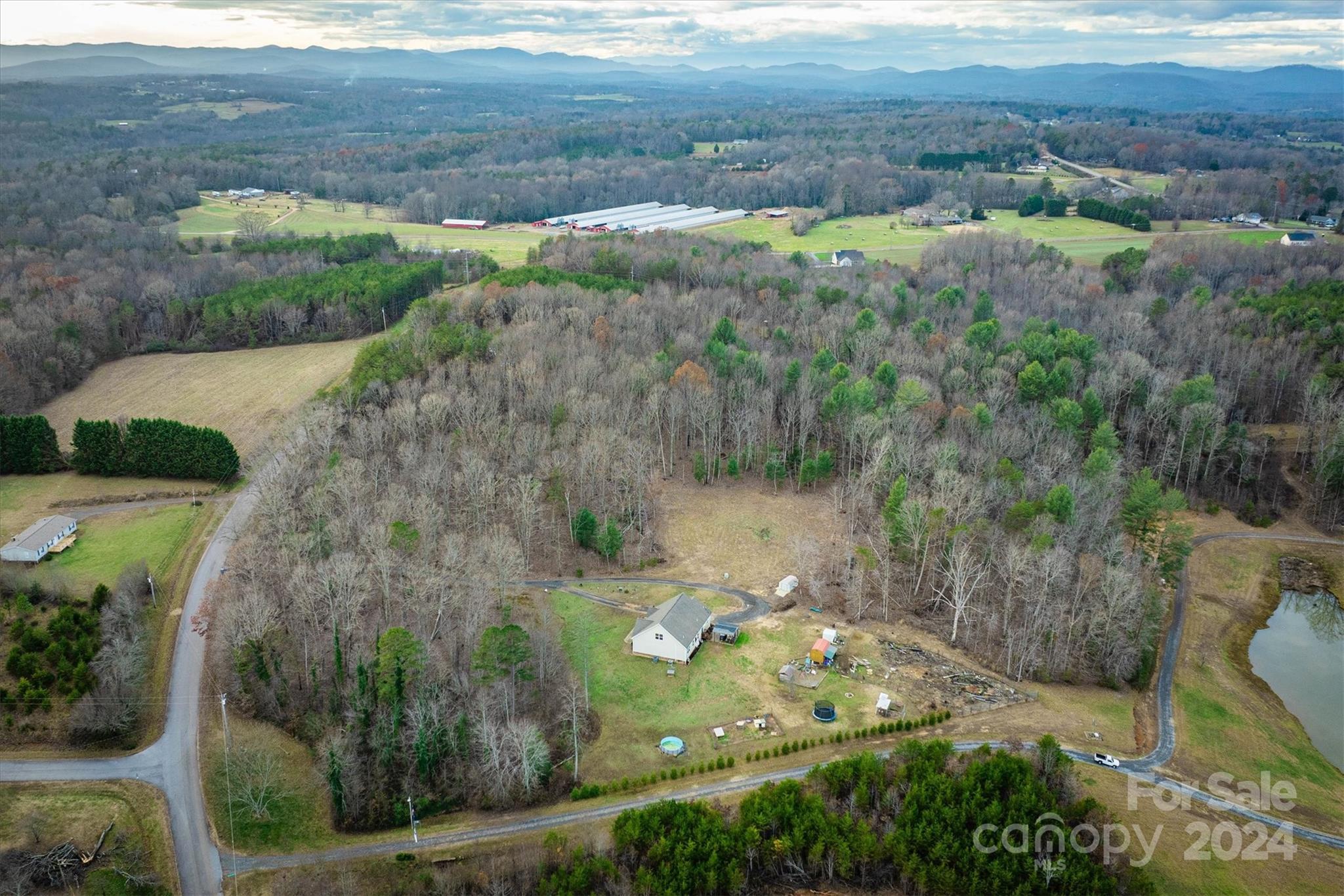 7838 Oren Stephens Road Hickory, NC 28602 - Photo 28 of 31 an aerial view of a house with a yard