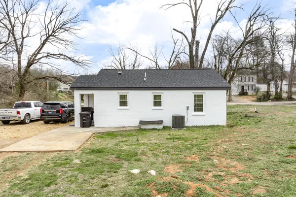 a house view with a outdoor space