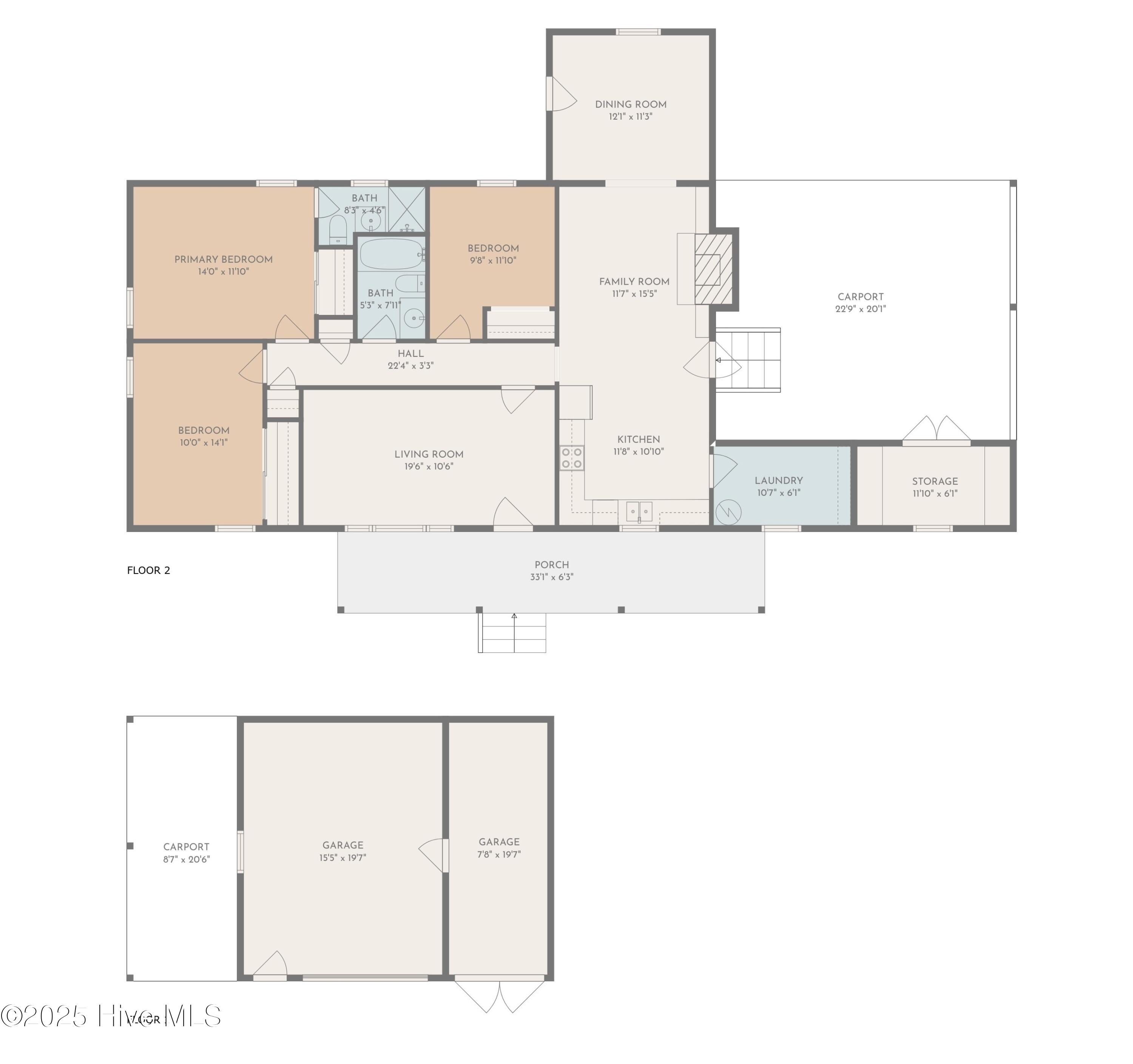 5444 Deans Road Battleboro, NC 27809 - Photo 29 of 30 Layout