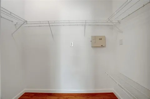 a view of walk in closet