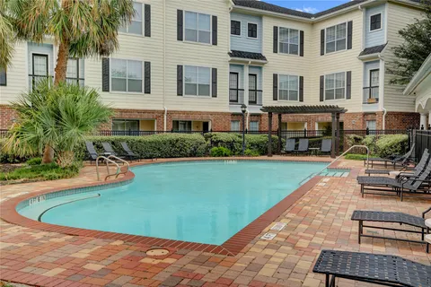 a view of a house with a swimming pool