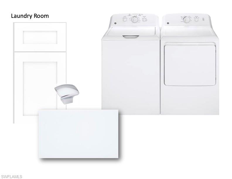 12100 Eucalyptus Way Naples, FL 34120 - Photo 22 of 36 a utility room with dryer and washer