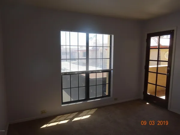 a view of an empty room