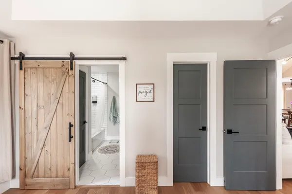 a view of a walk in closet